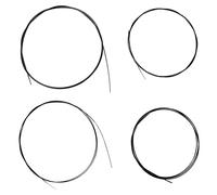 Mtlavishness 5 Piece Set of Black Nylon Ukulele Replacement Strings High Tension Durable Volume Penetrating With Precise Tuning And Warm Distinctive Sounds For Ukulele U102