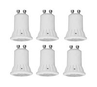 Mtlavishness 6 uds bombillas LED MR11 cerámica 4W 360LM sin UV ángulo de haz de 120 grados soporte GU10 herramienta de iluminación del hogar AC 220V (Blanco 6000K-6500K)