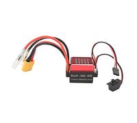 Mtlavishness 60A ESC cepillado con enchufe XT60 Salida BEC de 6V 2A Controlador de velocidad eléctrico de alto rendimiento para 1 10 autos RC con disipación de calor avanzada y