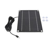Mtlavishness 6W Monocrystalline Solar Panel Charger High Conversion Efficiency Water Ultra Light For Outdoor Use With Type C Port And 6V Working Voltage