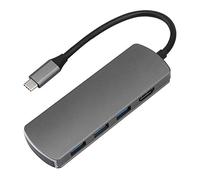 Mtlavishness 8 in 1 Docking Station Multifunctional TypeC to HDMI Hub with PD Charging Light Connect Multiple Devices Simultaneously for Mobile Office and Large Screen Display