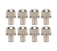 Mtlavishness 8 piezas RC Hex Wheel Hub Nut Universal 12 mm Adaptador de accionamiento Columna de extensión Accesorio RC de alta resistencia de acero inoxidable para mejorar la