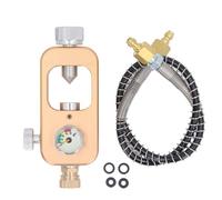 Mtlavishness Adaptador de Buceo con válvula DIN con Manguera, Adaptador de estación de llenado de 4500 PSI, de Recarga de Tanque HPA para válvulas estándar K J H, Seguro y fácil