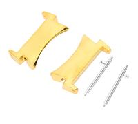 Mtlavishness Adaptador de conexión de correa de acero inoxidable uso duradero y compatible con varios tamaños de uso diario. Apto para 44 mm, 40 mm y clásico 42 mm, 46 mm. (Oro)