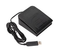 Mtlavishness Alta sensibilidad Ergonómico 14.0 × 13.0 × 5.0 Pedal USB Controlador Midi Pedal ergonómico de un solo pie para instrumentos Photobooth Zoom Material ABS