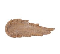 Mtlavishness Angel Wings Pet Tombstone Personalizado DIY Pet Memorial Stone Marker para Gatos y Perros Verde Musgo (Amarillo arena)