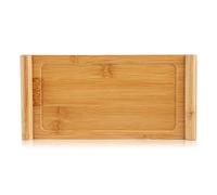 Mtlavishness Bandeja de té con Almohadillas de algodón elevadas y Antideslizantes, Bandeja compacta para Servir para té Kung Fu, café, Postre, merienda, 10,43 x 5,08 x 0,7 Pulgadas