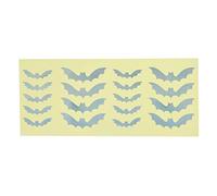Mtlavishness Bat Pattern Guitar Fretboard Decor Inlay Stickers Adhesive Marker Ultra Thin Light Weight Long Service Time Unique Design Fits All Guitar Bass Frets Decorate Acoustic