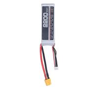 Mtlavishness Batería de Litio de Alta Velocidad 11 1V 3S 2200mAh 45C RC Lipo batería con Enchufe XT60 Cable de Silicona AWG Especial y celda A Premium para RC Drone Rendimiento (XT60)