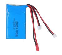 Mtlavishness Batería de transmisor RC 2S 7.4V 2000mAh - Potente protección de Circuito Paquete de batería RC liviano para transmisores X6e DX6 DX8, reemplazo confiable