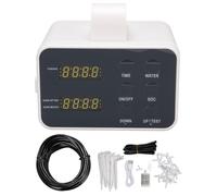 Mtlavishness Bebedero automático para plantas de riego automático para plantas en macetas de interior con temporizador programable IP65 Kit de riego por goteo automático a prueba