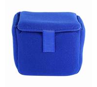 Mtlavishness Bolsa Acolchada para Cámara a Prueba de Golpes Estuche Protector para Inserto DSLR Organizador de Cámara para Fotógrafos Profesionales y Viajeros Color Negro con (Azul)