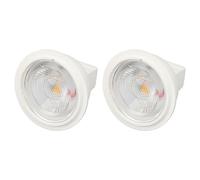 Mtlavishness Bombillas LED MR11 Paquete de 2 bombillas LED AC12V 3W 300LM de alto brillo con ángulo de haz de 36° 6000K 6500K luz blanca fría para tiendas de ropa, paisajes, (Luz cálida)