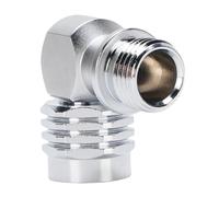 Mtlavishness Buceo Adaptador de 90 Grados Latón Cromado Conector Regulador de Segunda Etapa Portátil para Buceo Submarino con Maniobrabilidad Mejorada Sello a Prueba de Fugas y