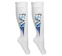 Mtlavishness Calcetines de esgrima Medias de esgrima Unisex para Adultos Equipo de esgrima Protector Elástico Transpirable Algodón Peinado Absorción de Sudor Cálido Cómodo Corte (l)