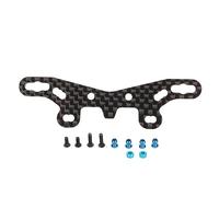 Mtlavishness Carbon Damper Stay Front Torre de Choque Frontal de Fibra de Carbono para 10 actualizaciones de automóviles TT02 RC Estabilidad Mejorada Liviana para Las Necesidades