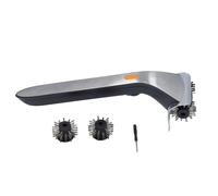 Mtlavishness Cepillo y raspador eléctrico para Parrilla, cepillos automáticos para Barbacoa de Acero Inoxidable de 2000RPM para Parrilla Interior y Exterior, Color Negro