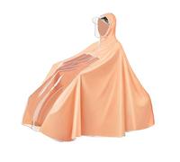 Mtlavishness Chubasquero para Bicicleta con batería eléctrica Poncho de Lluvia para Bicicleta Largo de Cuerpo Completo Reutilizable 3XL Tipo de Bicicleta Rosa - Protección (3XL Tipo Bicicleta Naranja)
