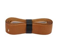 Mtlavishness Cinta de Agarre para Raqueta de Tenis Cinta de Cuero de Vaca de Primera Calidad para un Mejor Agarre Absorción del Sudor Retroalimentación de Golpe Directo Ideal para (Marrón)