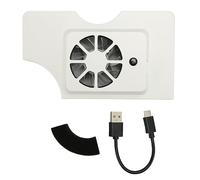 Mtlavishness Cooling Fan Dock Professional Quiet Turbo Fan Enhanced Heat Dissipation with Blue LED Light for USB Powered Gaming Accessory