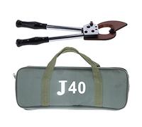 Mtlavishness Cortador de cables con trinquete ajustable 300 mm² Herramienta de corte manual de cables de grado industrial Hoja forjada de alta resistencia Material 60Si2Mn, diseño