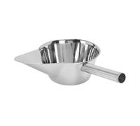 Mtlavishness Cuchara para freír francesa Cuchara multifuncional de acero inoxidable con pico de pato para palomitas de maíz, cubitos de hielo, granos de café, cuchara para (Derecha)