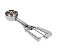 Mtlavishness-cuchara para helado, cuchara de postre con mango largo de acero inoxidable para helado, sandía, nieve y golosinas para hornear