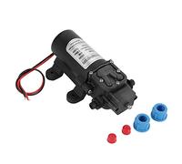 Mtlavishness DC24V 60W 5L/Min Bomba de agua autocebante de diafragma eléctrico de alta presión con motor de cobre completo y material PPS para lavado de autos Agricultura