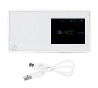Mtlavishness Detector de dióxido de carbono USB Digital inteligente inducción infrarroja probador de CO2 calidad del hogar