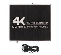 Mtlavishness Divisor de Interfaz Multimedia HD Convertidor de Sonido HD de 5 Canales Extractor de Sonido de Interfaz Multimedia HD para Sistemas de Cine en casa Que admiten 4K 60