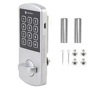 Mtlavishness Electronic Keyless Password Codes Lock For Cabinet Door Files Security Vertical Type With Heaven And Earth Bolt Suitable Home Office Use (Estilo vertical con lengüeta de bloqueo del