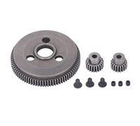 Mtlavishness Engranaje recto 86T y piñones 19T 21T Juego de engranajes de acero RC para Traxxas Slash 2WD 1/10 para Rustler 2WD para Stamped 2WD