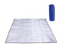 Mtlavishness Estera de Camping Ultraligera Impermeable, Manta de Picnic, colchón de Playa, Almohadilla para Dormir con Papel de Aluminio, Espuma EVA para Tienda de campaña, (1 Metro)