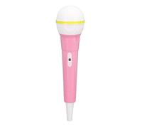 Mtlavishness Fake Microphone Safe and Odorless Simulation Prop Ideal For Children S Performance and Photography Made of Abs Material (Pink)