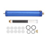 Mtlavishness Filtro de aire de alta presión 4500Psi Separador de aceite y agua con válvula de seguridad de 30MPa Filtración de carbón activado para buceo Respiración Construcción