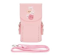 Mtlavishness Funda Protectora de Cuero para cámara Adecuada para cámara Pocket 3 con Cierre magnético Diseño anticolisión y Resistente a rayones Funda de Cuero Negro Premium para (Rosa)