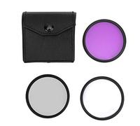 Mtlavishness FX Filtros Ópticos 7x7x4.58mm Lente Óptica Kit de Filtros UV-CPL con Bolsa de Almacenamiento para Cámara