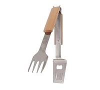 Mtlavishness Grill Espátula Tenedor Pinzas Acero Inoxidable [Acero Inoxidable 304]