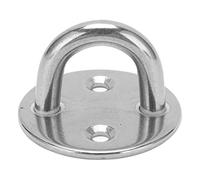 Mtlavishness Hebilla de Puerta Hebilla Redonda Gancho de Techo Columpio Hamaca suspensión Silla Colgante Gancho Hebilla Fija Placa Asiento Perno de Barco Asiento Sombrilla 6MM (8MM)