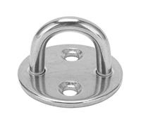 Mtlavishness Hebilla de Puerta Hebilla Redonda Gancho de Techo Columpio Hamaca suspensión Silla Colgante Gancho Hebilla Fija Placa Asiento Perno de Barco Asiento Sombrilla 6MM (6MM)