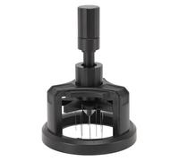 Mtlavishness Herramienta agitadora de café giratoria magnética de acero inoxidable herramienta de distribución tipo aguja manual para dispersión uniforme de posos de café 58 mm (58)