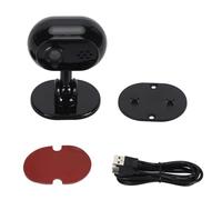 Mtlavishness Indoor Smart Security Camera 1080P HD WiFi Motion Detection 2 Way Talk Night Vision 360 Degree Rotation with App for Home Baby Monitoring and Conference Recording (Negro)