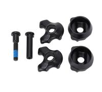 Mtlavishness-Juego de conversión de abrazadera del tubo para sillín de bicicleta, hebilla de conversión de 7x7mm, adecuada para cojín de asiento con de acero y carbono