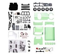 Mtlavishness Kit de camión con Control Remoto Modelo de camión RC a Escala 1 10 con Excelentes capacidades Todoterreno Agarre Fuerte Neumáticos Grandes y Blandos Estructura vívida (Verde)