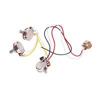 Mtlavishness Kit de potenciómetro de guitarra, una solución ligera y duradera para bajistas de jazz con controles de un volumen y dos tonos, adecuado para todos los bajos de jazz con