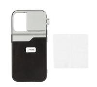 Mtlavishness Kit d'objectifs 4 en 1 pour téléphone avec téléobjectif 5X, macro 10X 50X, objectif fisheye 160 degrés pour une protection complète, coque magnétique, changement facile des