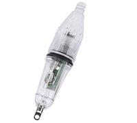 Mtlavishness Luz LED para Señuelo De Calamar, Lámpara De Pesca De Calamar con Alto Brillo Y Anillo De Silicona, Gancho De Paraguas De Sepia, Luz Que Atrae Peces para Trampa De (Roja)