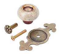 Mtlavishness-manija para muebles, pomos originales para armario, cajón, accesorio para muebles, cobre antiguo