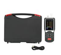 Mtlavishness Monitor de Calidad del Aire Contador de partículas Profesional para detección de Polvo en Tiempo Real en Interiores y Exteriores con Gran Capacidad de batería