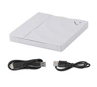 Mtlavishness MTLAVISHS USB 3.0 Burner Drive óptico Externo Nuevo Tipo de Toque Estilo de explotación con Proceso de glaseado de Espejo para y Mac Compatible con múltiples s operativos